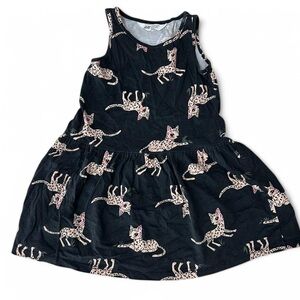 Girls H&M Sleeveless Leopard Print Dress (Size 4-6)
